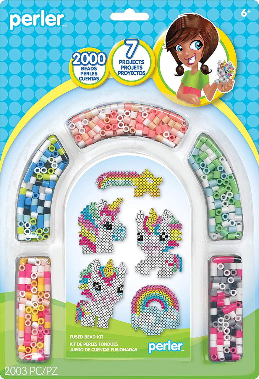 Rainbow Unicorn Fuse Bead Kit